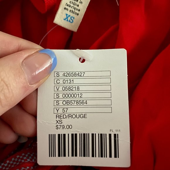 Urban Outfitters Red Vertical Striped Romper NWT - Picture 5 of 7